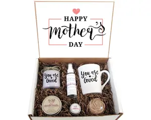 Mother's Day Gift Box | Personalized Gift Box | Self Care Gift Box | Spa Gift Box| Handmade Natural Products | Gift for Mom, Grandma, Friend