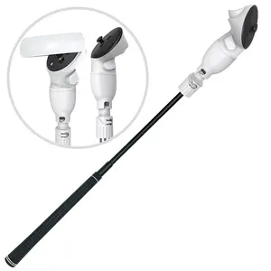MTOMATOVR VR Golf Club Attachment for Meta Quest 3/3s Stainless Steel Right Controller Only Enhances Immersive Gaming Experiences Wearable Golf Gamepad Grip