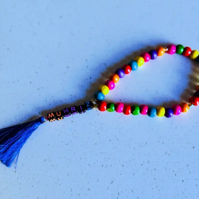 DIY Tasbeed kit for kids, Personalized kids tasbeeh, Ramadan Activity, Ramadan/ Eid gift, Islamic Craft Kit, Tasbeeh Favor, Prayer beads, tasbih beads