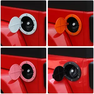 Fuel Filler Door Gas Tank Cap Cover for Jeep for JK 2007-2018
