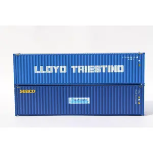 Jacksonville Terminal Company 405812 MIX PACK - SEACO/SeaFreight & Lloyd Triestino 40' HIGH CUBE containers with Magnetic system, Corrugated-side. JTC# 405812, N Scale