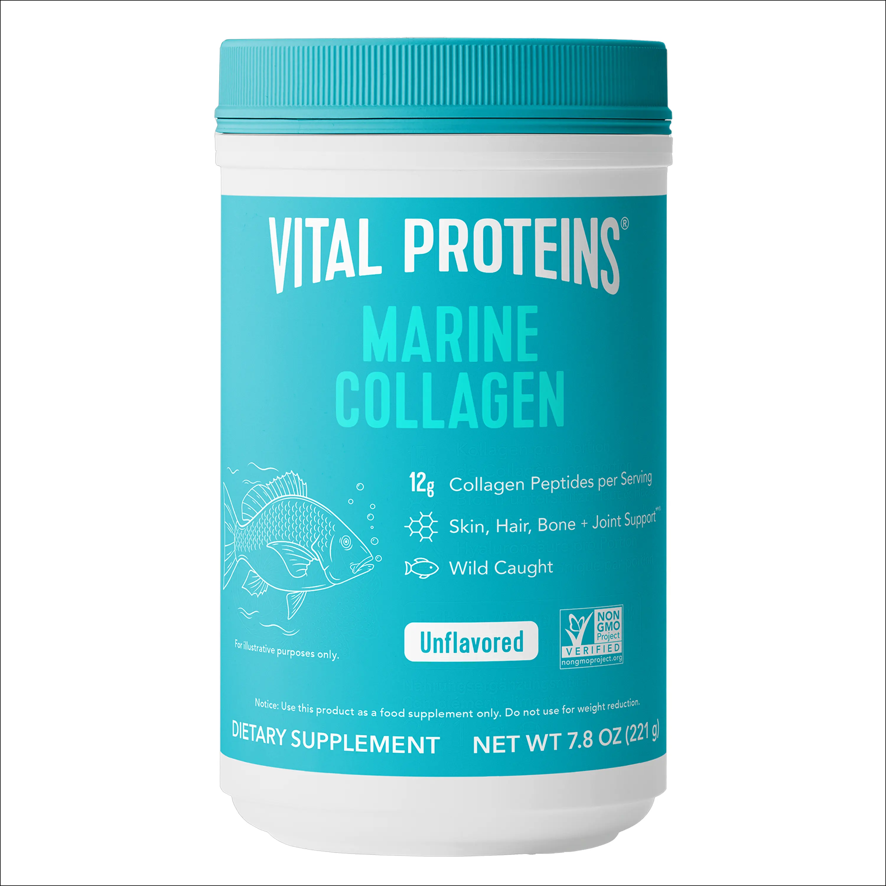 Vital Proteins Marine Collagen - Peptides Powder Dietary Supplement | 7.8 oz, For Skin Hair Nail Joint - Hydrolyzed Collagen Vital Proteins Marine Collagen - Peptides Powder Dietary Supplement | 7.8 oz, For Skin Hair Nail Joint - Hydrolyzed Collagen