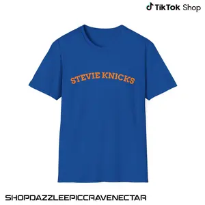 Stevie Knicks Shirt, New York Fan Girl Blue T-shirt, TS Stevie Knicks Tee