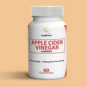 Apple Cider Vinegar Gummies - Original Apple Cider Vinegar with Natural Flavor and No Artificial Ingredients