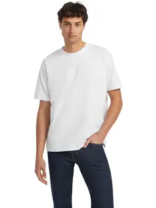 GUESS Jeans Male Embroidered Logo Tee