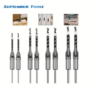 6.4-12.7mm HSS Square Hole Drill Bits | Wood Mortising Chisel Auger Kit for DIY Furniture & Cabinets | High Speed Steel Durable Woodworking Tools