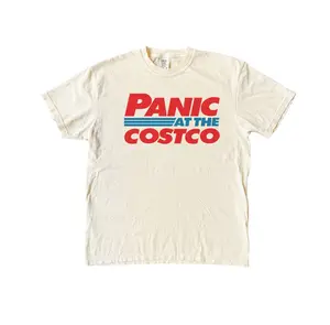 Panic At The Costco Tshirt, Funny Hot Dog Comfort Colors Shirt, Funny Meme Shirt, Costco Graphic Tee Shirt Fit Top