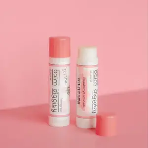 Balm Diggity Natural Lip Balm for Dry, Chapped Lips – Strawberry Lemonade, 2 Pack