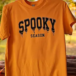 Spooky Season Women's Top - Comfortable Unisex Tee with Casual Crewneck - Womenswear