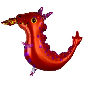 Red Walking Dragon Balloon – Jumbo Foil Party Decor