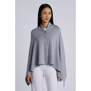 Women's Revilla Button-Up Convertible Wrap | Grey Heather