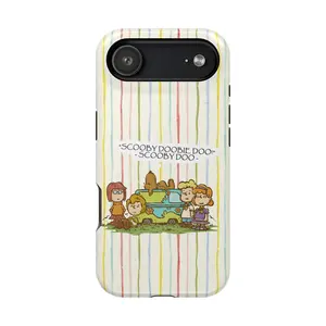 Scooby Doo Phone Case - Scooby Doobie Doo Cartoon Protective Cover, Gift for Her, Gift for Him, many background, Cartoon Phone Cover for iPhone 17 16 15 14 13 12 11, Sky