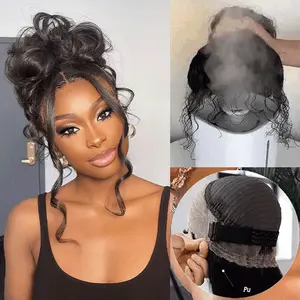 Ashimary Invisi-Strap Snug Fit 360 Body Wave Transparent Lace Frontal Bleached Knots Pre-Cut Lace Glueless Wig SpringStatements