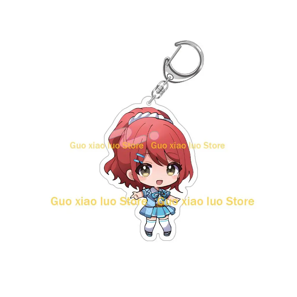 Revue Starlight Kaoruko Hanayagi Tamao Tomoe Ichie Otonashi Aruru Otsuki Akira Yukishiro Misora Kano Chibi Acrylic keychain Toy