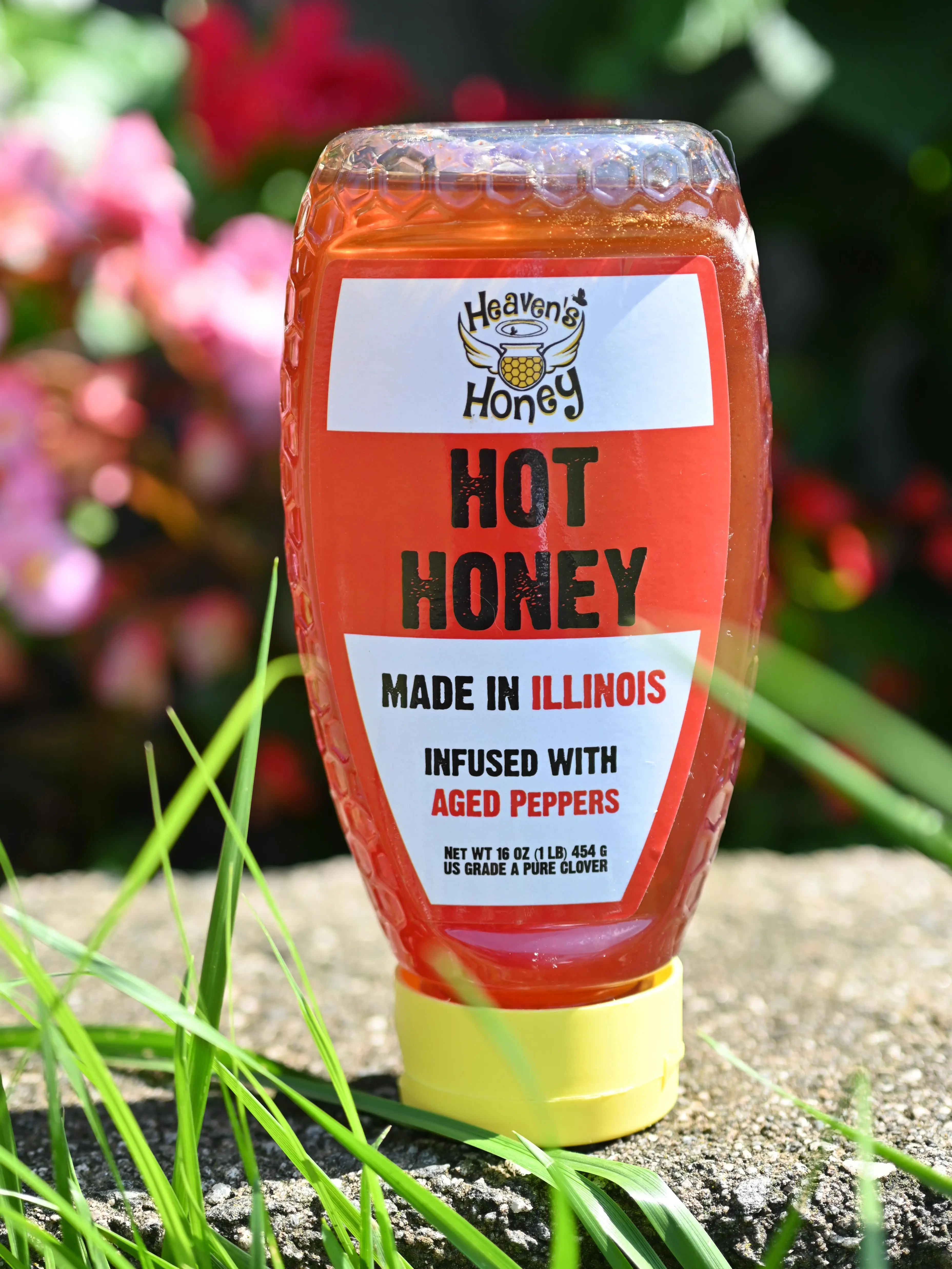 Natural Raw Hot Habanero Honey Squeeze Bottle Flavor Sweet Spice