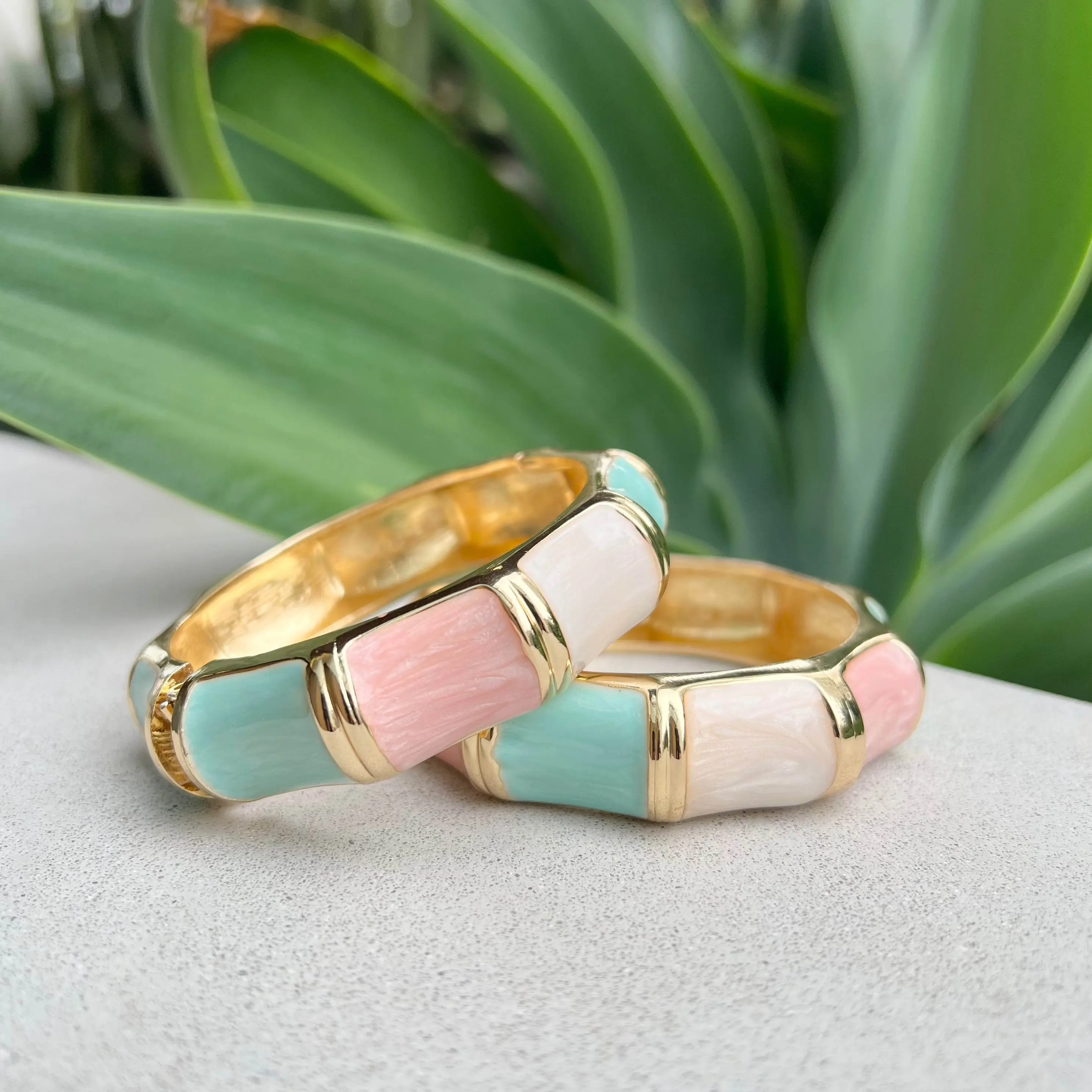 The Pastel Enamel Bangle