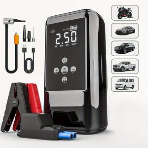 Soulor CYD24 5-in-1 Car Jump Starter 5000A with 150PSI Tire Inflator, Portable Power Bank, LED Light & SOS for SUV/Truck Emergency & Outdoor Camping