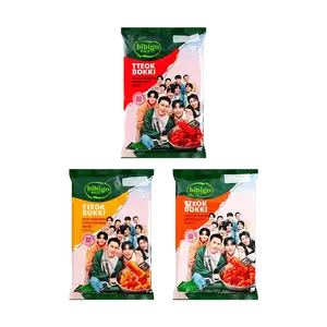 Bibigo Korean Cheese Spicy Sweet Spicy Rice Cakes 360g x 3 Pack - SEVENTEEN Limited Edition - North America Online