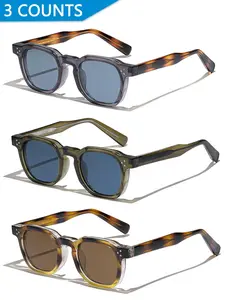 Vintage Tortoiseshell Sunglasses, Trendy Casual Sunglasses for Women and Men, Fashion Accessories for Everyday Use and Outdoor Activities
