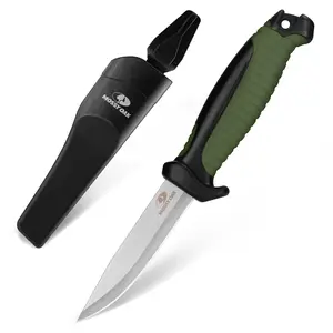 #JumpstartSale MOSSY OAK Fixed Blade Outdoor Knife with Sheath, 4-inch Stainless Steel Drop Point Blade, Outdoor Knives , Fishing, Camping