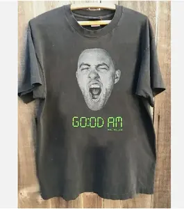 [Sale Up To 50%] Mac Miller 2015 Good Am Tour Short Sleeve Charcoal Color Classic Shirt