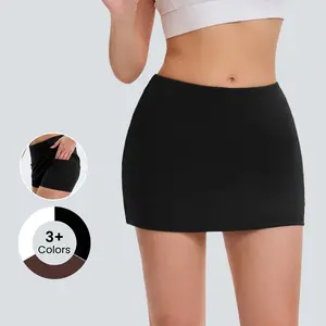 FireSwan Women's Low-Rise Solid Color Sports Skort - Lightweight Athletic Skirt with Anti-Exposure Design, Ideal for Outdoor Tennis & Fitness Workouts, Lightweight Athletic Skirts, Sports Skirt,summervibes