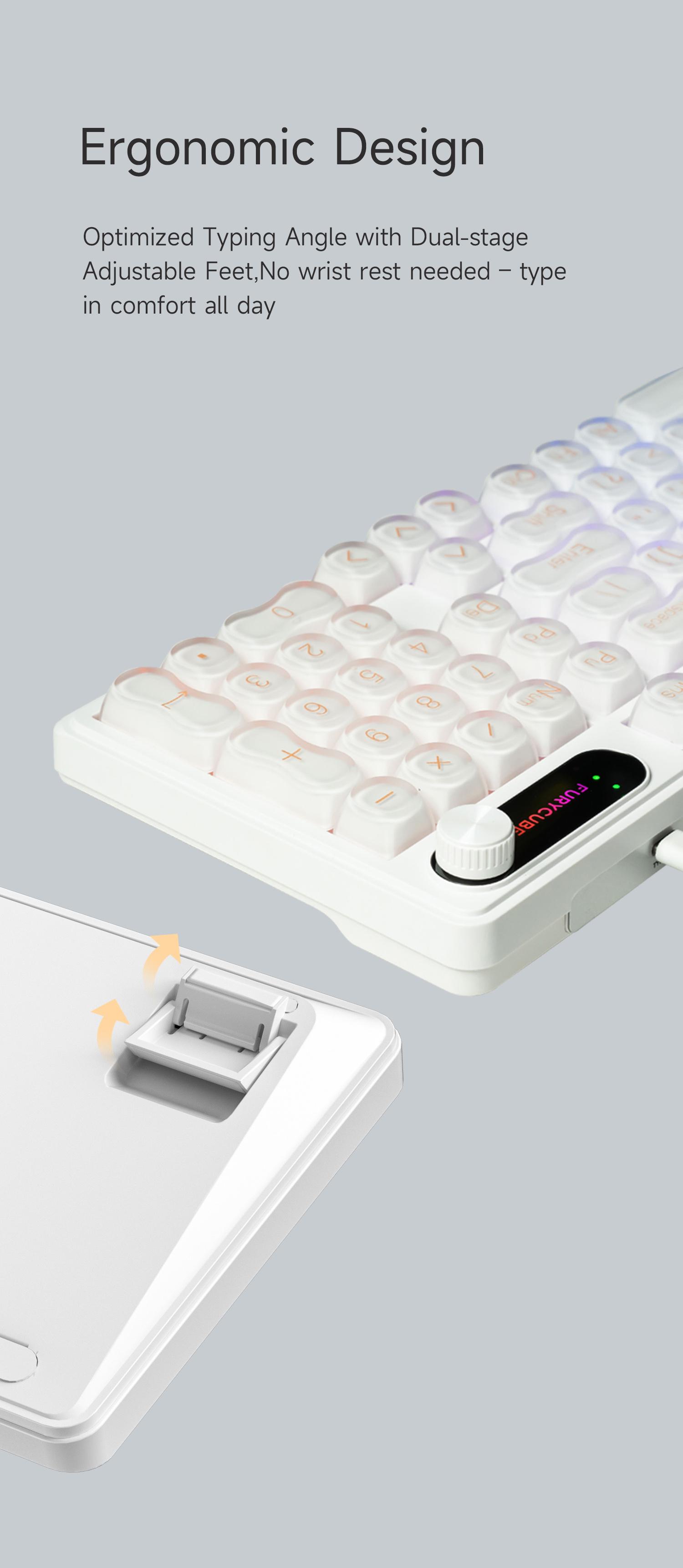 Completely Upgraded IP98 Keyboard - 98 Keys Gradient Side-Engraved, Tri-Mode Wireless, Media Knob, RGB Backlit, Silent Mechanical Feel for Office & Gaming on PC and Mac Computers, Idea Birthday Gift Completely Upgraded IP98 Keyboard - 98 Keys Gradient Side-Engraved, Tri-Mode Wireless, Media Knob, RGB Backlit, Silent Mechanical Feel for Office & Gaming on PC and Mac Computers, Idea Birthday Gift