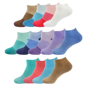 Women's Aloe Infused Fuzzy Nylon Socks Assortments