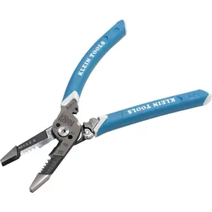 K12075 Wire Stripper, Slim-Forged, Self-Opening Wire Stripping Tool, Pliers with Shear, Cable Stripper Tool