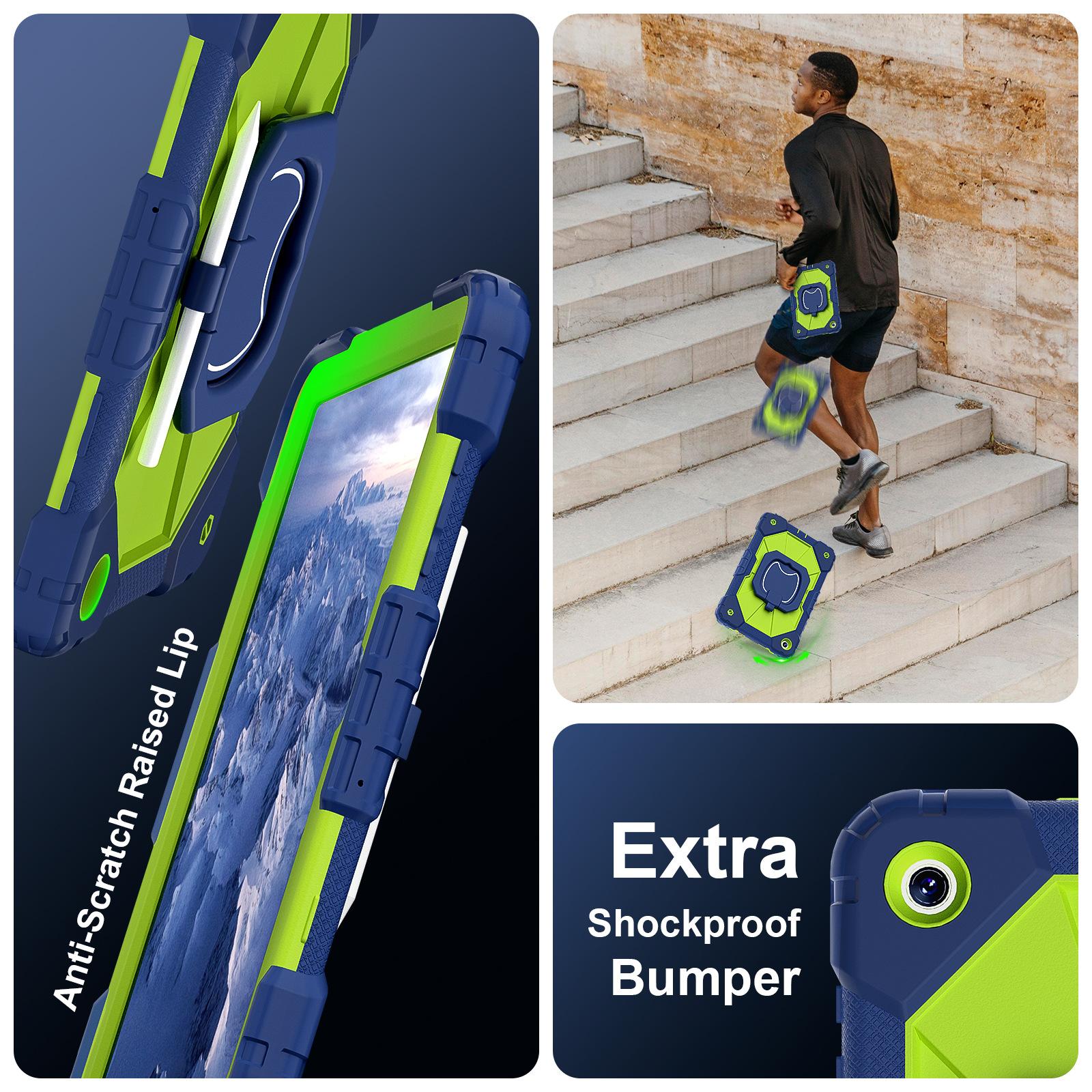 Suitable for Samsung Tab A11 8.7inch protective case A11+ 11inch X110 shell 2025 children's portable rotating case