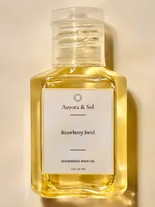 1 oz Trial Size- Strawberry Swirl Nourishing Body Oil