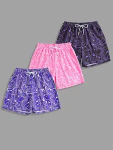 Men's Drawstring Waist Beach Shorts, Regular Fit Casual Comfy Shorts for Summer, Graphic Shorts, Casual Fashionable Shorts, Men's Shorts for Beach Vacation, Men's Clothing