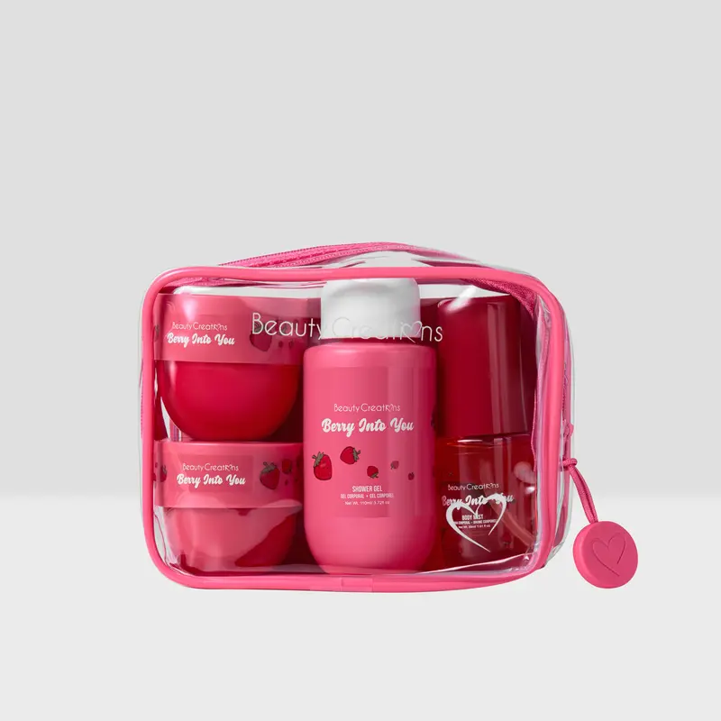 Beauty Creations Sweet Dose Mini Cosmetic Body Care Gift Set - Cruelty-Free with Berry-Into-You, Life Is a Peach Body Mists, Cannabis Sativa Seed Oil, Self Care Products for Girlfriend, Mini Gifts