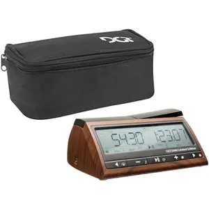 DGT 3000 Limited Edition Chess Clock – Official Fide Digital Timer with Storage Bag for Tournaments, Blitz, Rapid, and Classical Games