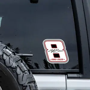 Kyle Busch Sticker, 8 Car Sticker, Car Magnet Decal, 1985-2026 Racing Tribute Gift Sticker, Vinyl for Laptops and Water Bottles Car Decal