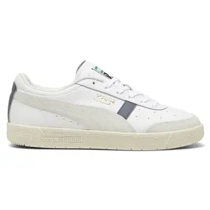 PUMA Mens Seoul Leather Lace Up Sneakers Shoes Casual - White