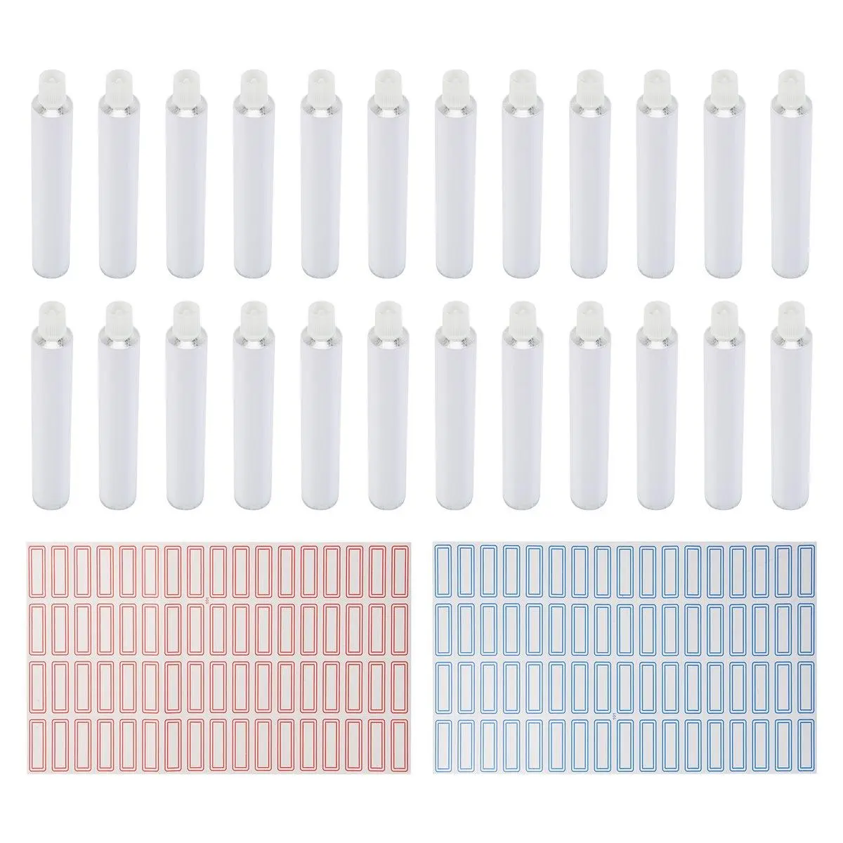 24 Pcs Empty Aluminum Paint Tubes 20 Ml Paint Tubes for Making Paint and Store Remaining Paint Acrylic Oil