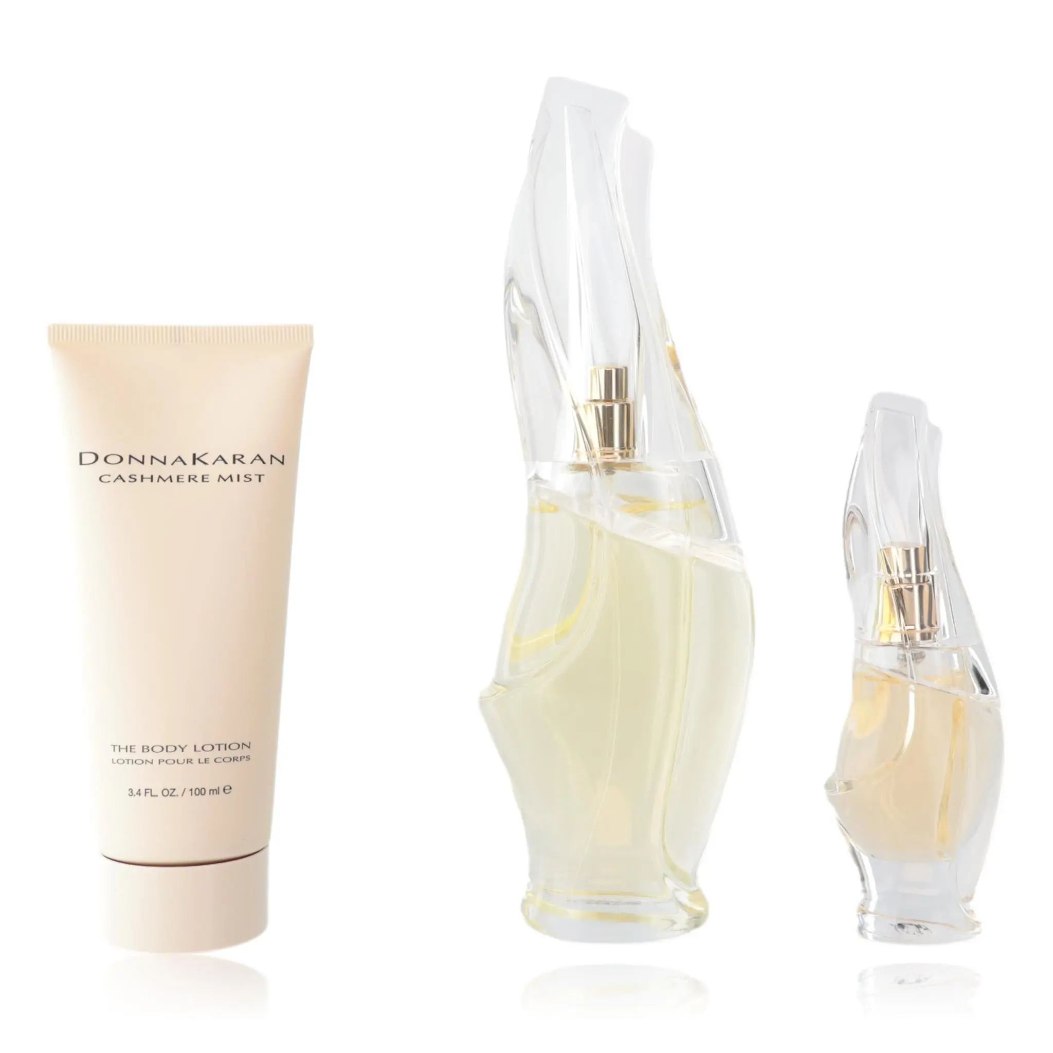 Women's Cashmere Mist by Donna Karan 3-Piece Aromatic Woody EDP Fragrance Set, Multi-Size Options, Lotion, Women's Perfume