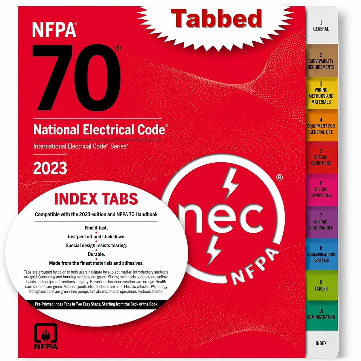 NFPA 70 2023 NEC Code Book - Compliant, Index Tabs Included; Ugly's Electrical Reference Book; New Stock Guide for Anger Management & Healing Journey Improvement Pain Dynamics