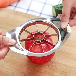 Handheld Apple Corer, 1 Count Manual 304 Stainless Steel Fruit Core Remover, Easy Fruit Slicer, Kitchen Utensils & Gadgets