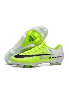 Men's High-End Seamless Football Shoes, Anti-Slip Durable Outdoor Lawn Soccer Shoes, Super Grip and Support, Fashionable Sporty Style, Soccer Cleats, Sports Football Shoes