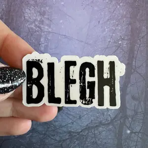 Blegh graffiti style metal metalcore sticker