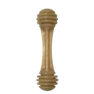 sodapup Honey Bone eChew Ultra Durable Nylon Dog Chew Toy - POWER CHEWERS, REDUCES PROBLEM BEHAVIORS, FRESH BREATH, SAFE, MADE IN USA, DISHWASHER SAFE