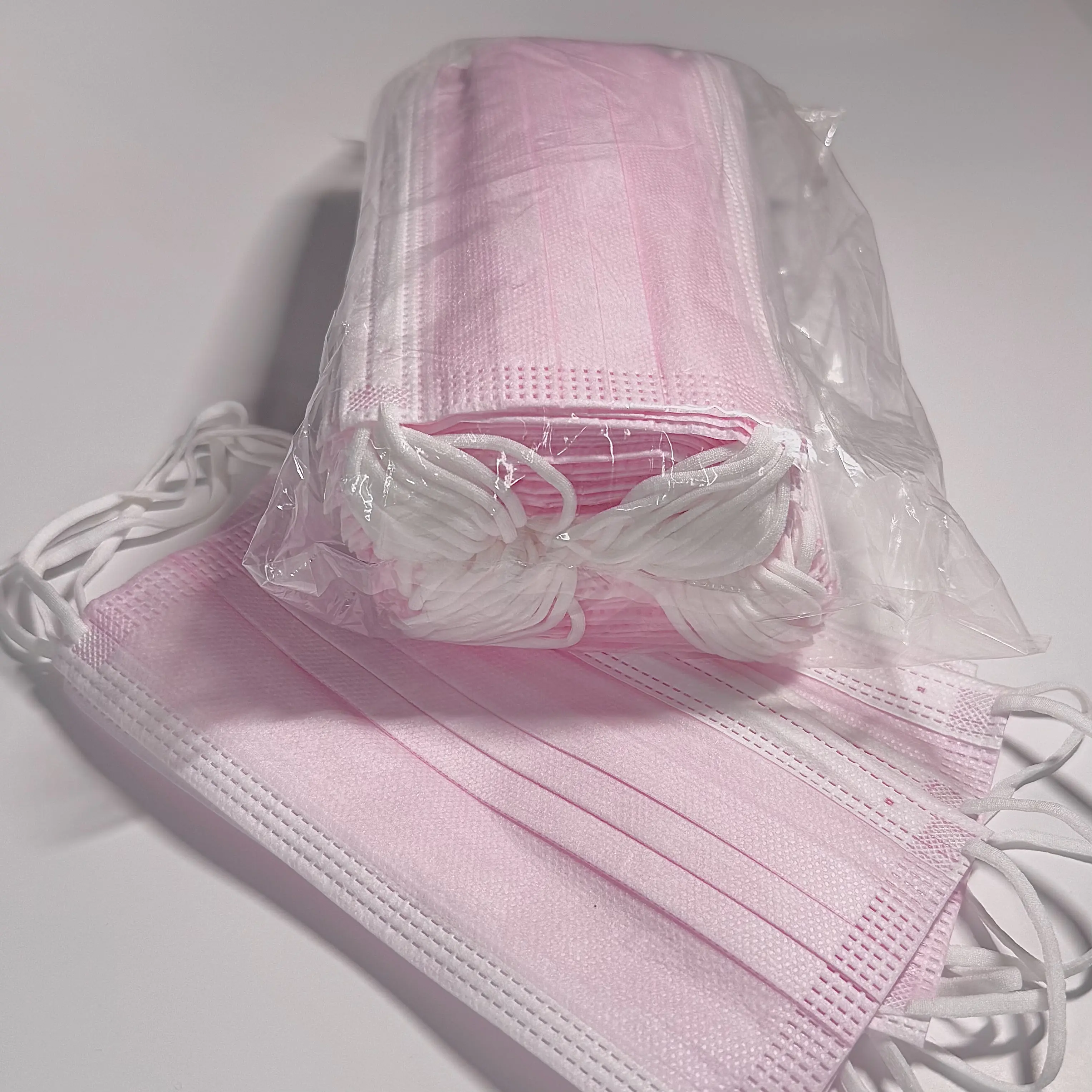 Pink Disposable Face Masks