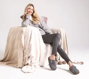 Flexus by Spring Step Wool Adjustable Buckle Clog - Cloggiller