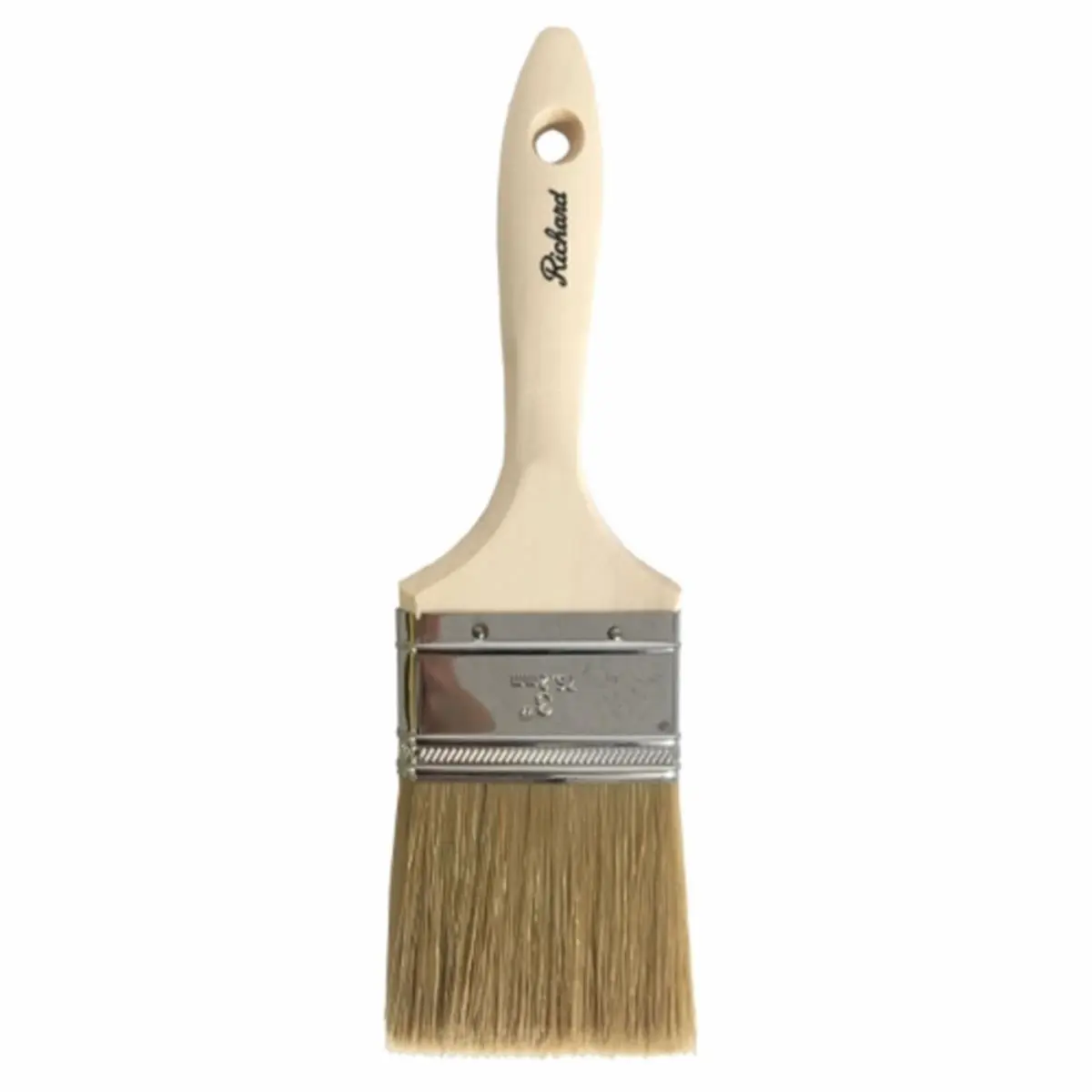 212 MAIN 3 in. Straight White Bristle Paint Brush - Wood Handle, Easy Cleaning, Outdoor Ready, Smooth Finish, for Acrylic, Latex, High Viscosity & Low VOC Paints, Stucco Ceilings, Home Improvement Supplies, Acrylic Paint, For High Viscosity And Low Voc Pa
