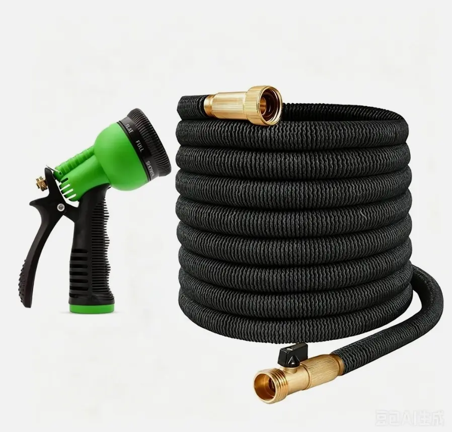 Upgraded Leak-Proof Flexible Twist-Free Water Hose Available In 50,75,100 Ft Sizes, Durable Lightweight Garden Water Pipe For Gardeners And Home Owners Lawn Watering Car Washing