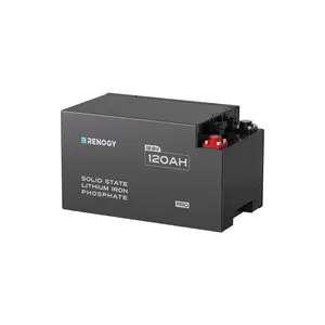 Renogy Pro S1 12V 120Ah LiFePO4 Battery with IPA Technology and Self-Heating, Slim Design for Under-Seat Installation in RV, Van and Off-Grid