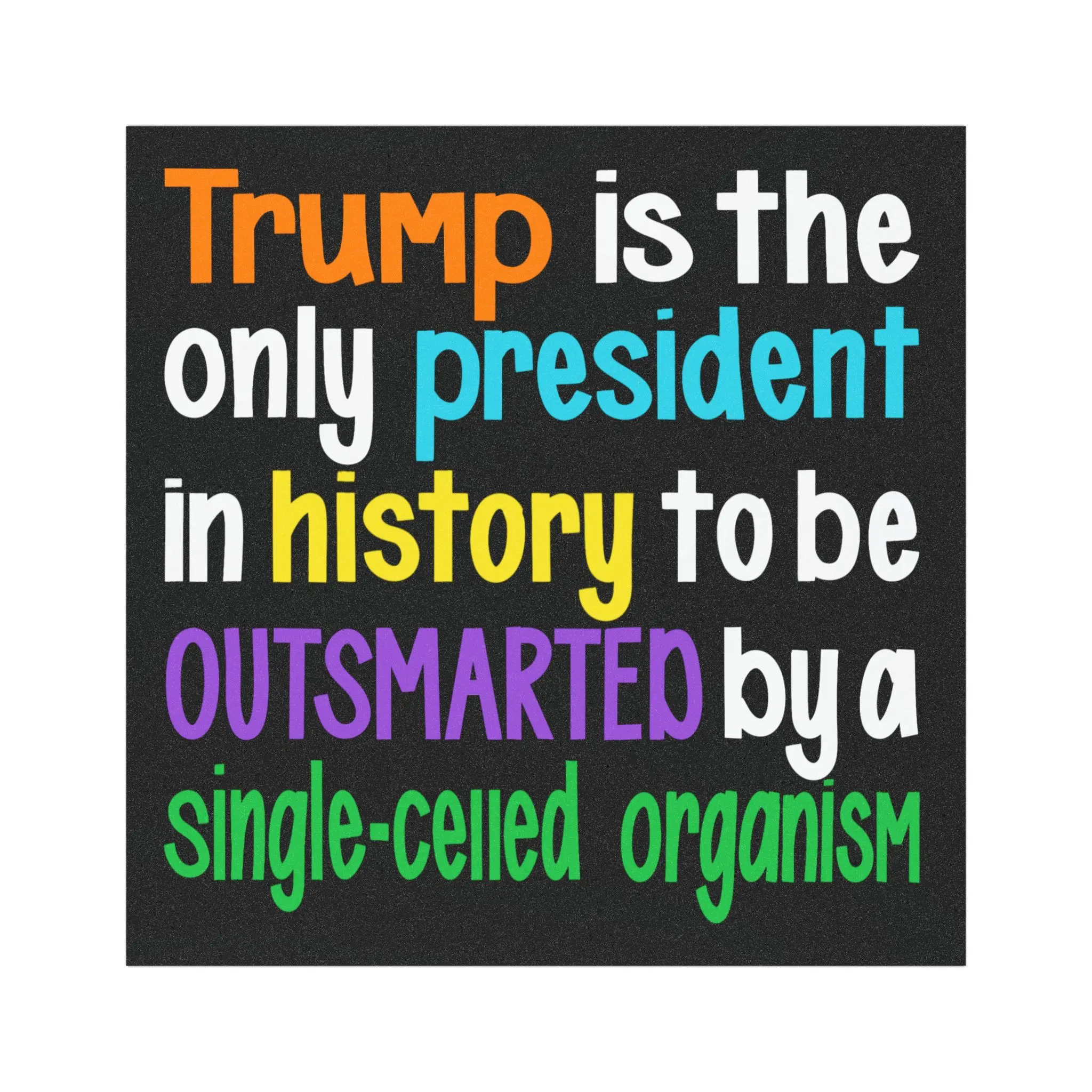 Humorous Single-Celled Organism Magnetic Sticker, Automotive Vehicle Decor Car Magnet