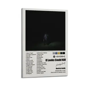 If Looks Could Kill Destroy Lonely Modern Art Deco Painting Art Poster Wall Decoration Wall Poster Art Wall Rich Art Painting Corridor Art Painting Decoration wall decor leopard print